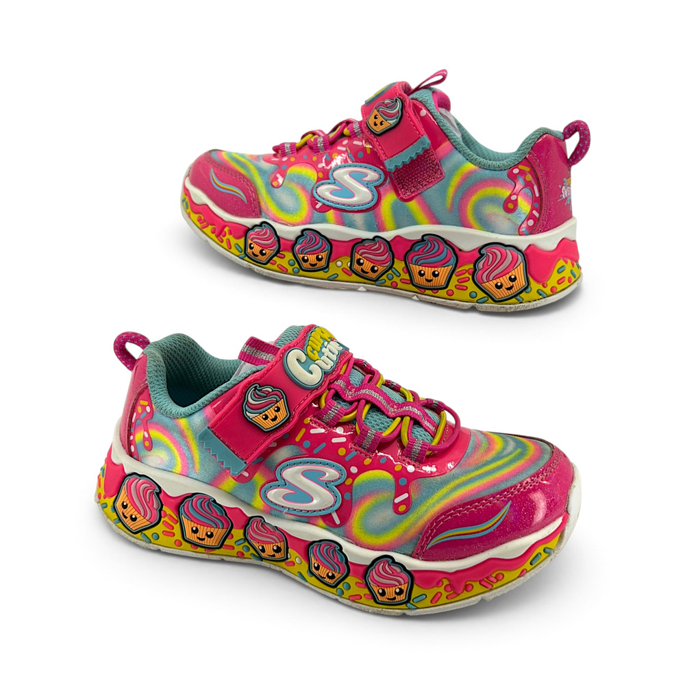 Skechers Cupcake Cutie Girls' US 11.5 Pink/Multicolor Athletic Shoes